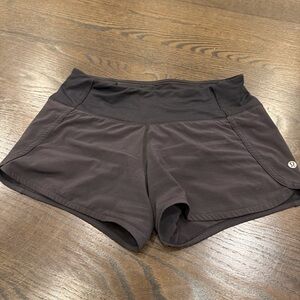 lululemon athletica Black Speed Up Shorts